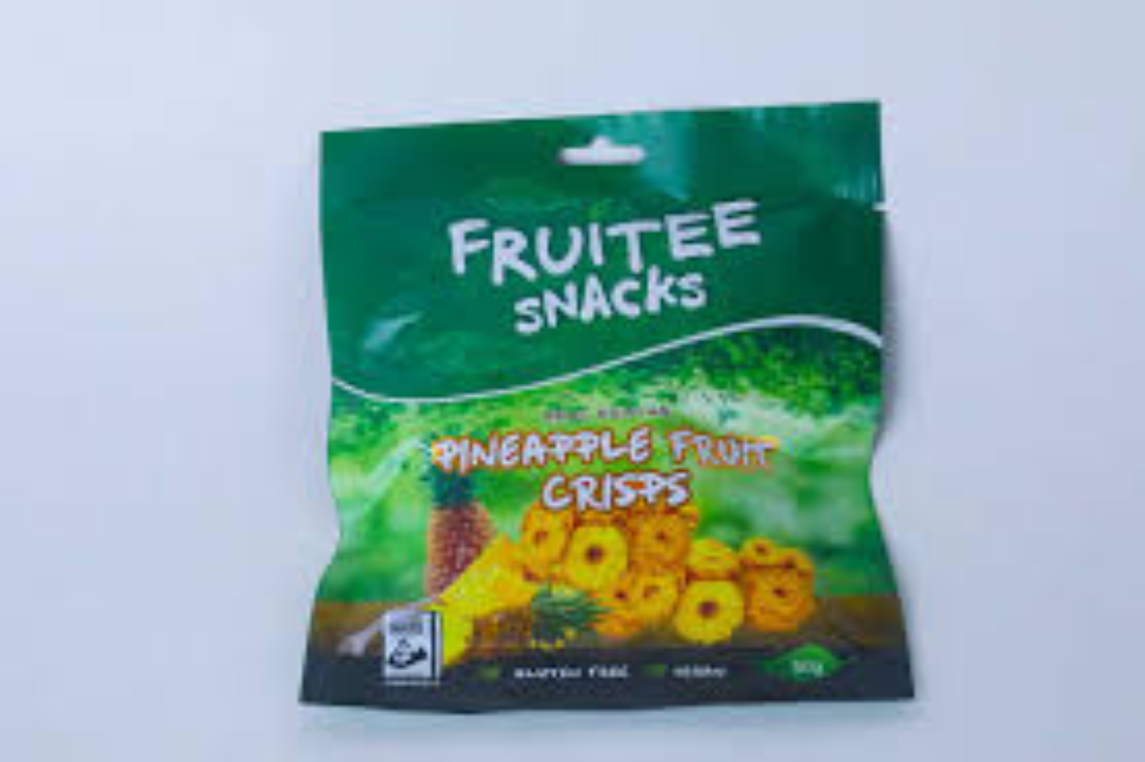 FRUITEE SNACKS PINEAPPLE FRUIT CRISPS 50G